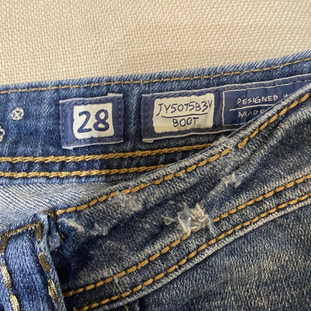 🛍💝💯✅➡️ Used Miss Me Jeans size 28 - Picture 8 of 12